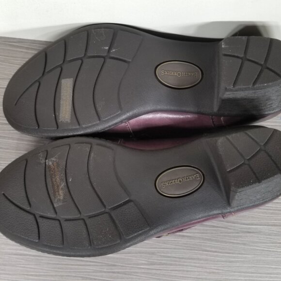 Earth Origins Meredith Mary Jane Shoe, Burgundy Leather, Womens Various Sizes - Picture 11 of 11